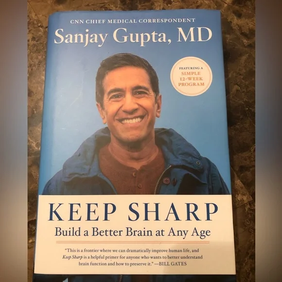 SANJAY GUPTA MD, KEEP SHARP, 12 week program. NWT - Picture 1 of 4